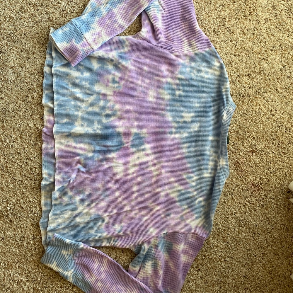 Wild Fable Tie Dye Waffle Top - Picture 4 of 4